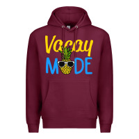 Burgundy vacay mode shirt pineapple Premium Hoodie - artisFamous
