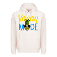Pale Pink vacay mode shirt pineapple Premium Hoodie - artisFamous