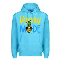 Ocean Blue vacay mode shirt pineapple Premium Hoodie - artisFamous
