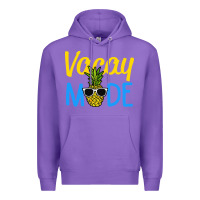 Purple vacay mode shirt pineapple Premium Hoodie - artisFamous