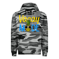 Slate Camo vacay mode shirt pineapple Premium Hoodie - artisFamous