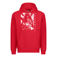Red vintage japanese anime Premium Hoodie - artisFamous