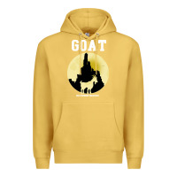 Antique Gold big thunder mountain goat Premium Hoodie - artisFamous