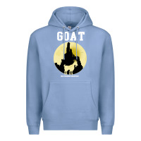 Colony Blue big thunder mountain goat Premium Hoodie - artisFamous