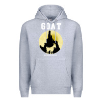 Heather Grey big thunder mountain goat Premium Hoodie - artisFamous