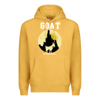 Mustard big thunder mountain goat Premium Hoodie - artisFamous