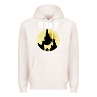 Pale Pink big thunder mountain goat Premium Hoodie - artisFamous
