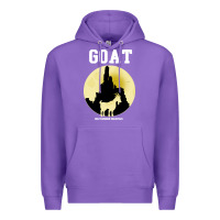 Purple big thunder mountain goat Premium Hoodie - artisFamous