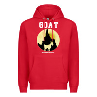 Red big thunder mountain goat Premium Hoodie - artisFamous
