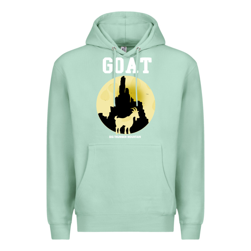 Big Thunder Mountain Goat Premium Hoodie by artisFamous | Teevron