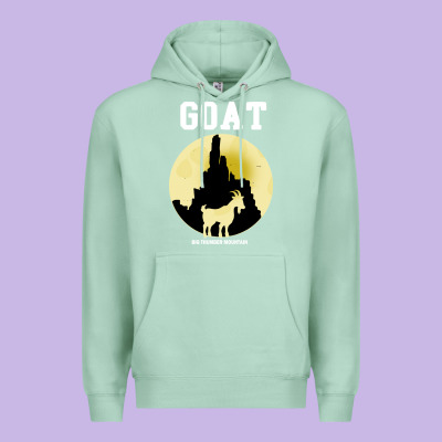 Big Thunder Mountain Goat Premium Hoodie Designed By Artisfamous