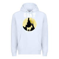 White big thunder mountain goat Premium Hoodie - artisFamous