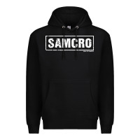 Black samcro Premium Hoodie - artisFamous
