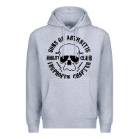Heather Grey sons of arthritis funny Premium Hoodie - artisFamous