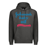 Charcoal Heather johnson's baby oil Premium Hoodie - artisFamous