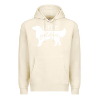 Tofu golden retriever - life is golden white Premium Hoodie - artisFamous