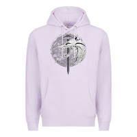 Lilac Witcher Wolf Premium Hoodie - artisFamous