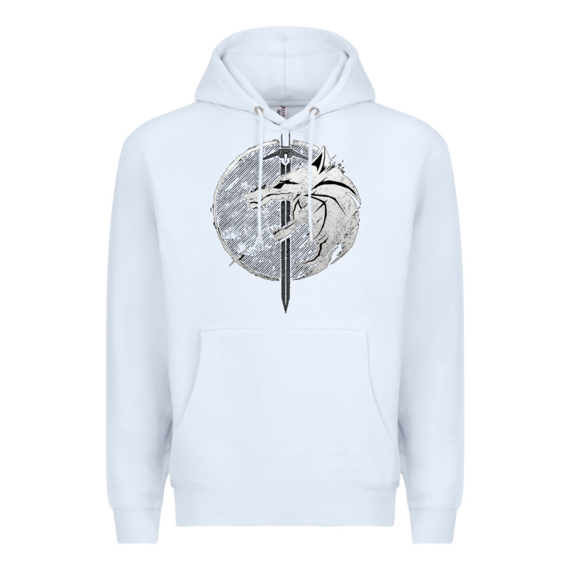 Witcher Wolf Premium Hoodie by artisFamous | Teevron
