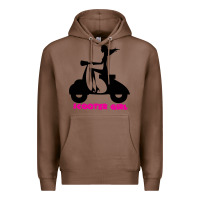 Chestnut scooter girl Premium Hoodie - artisFamous