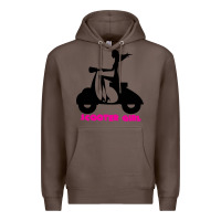 Coffee scooter girl Premium Hoodie - artisFamous