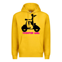 Lemon scooter girl Premium Hoodie - artisFamous