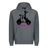 Rock scooter girl Premium Hoodie - artisFamous
