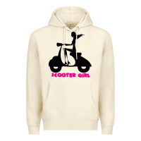 Sandshell scooter girl Premium Hoodie - artisFamous