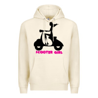 Tofu scooter girl Premium Hoodie - artisFamous