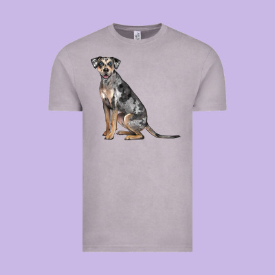 Catahoula Leopard Dog Vintage Tee Designed By Lillyallendesigns