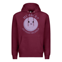 Burgundy member berries Premium Hoodie - artisFamous