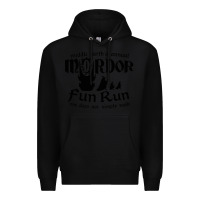 Black mordor fun run Premium Hoodie - artisFamous
