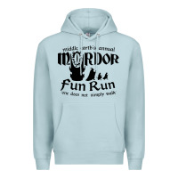 Blue Mist mordor fun run Premium Hoodie - artisFamous
