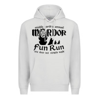 Dove Grey mordor fun run Premium Hoodie - artisFamous