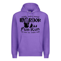 Purple mordor fun run Premium Hoodie - artisFamous