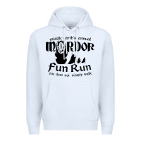 White mordor fun run Premium Hoodie - artisFamous