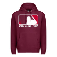 Burgundy negan major league Premium Hoodie - artisFamous