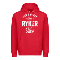 Red Ryker Personalized Name Birthday Gift Premium Hoodie - artisFamous
