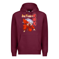 Burgundy vintage animejapanese cartoon Premium Hoodie - artisFamous