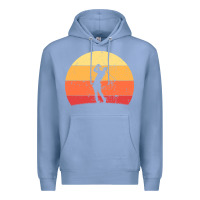 Colony Blue Vintage Retro Golf | Golfers Premium Hoodie - artisFamous