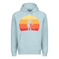 Blue Mist Vintage Retro Golf | Golfers Premium Hoodie - artisFamous