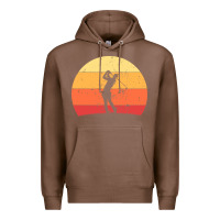 Chestnut Vintage Retro Golf | Golfers Premium Hoodie - artisFamous