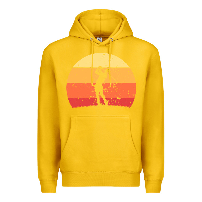 Vintage Retro Golf | Golfers Premium Hoodie by artisFamous | Teevron