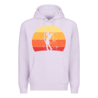 Lilac Vintage Retro Golf | Golfers Premium Hoodie - artisFamous
