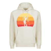 Oatmeal Heather Vintage Retro Golf | Golfers Premium Hoodie - artisFamous
