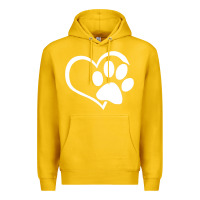 Lemon dog dad mom puppy shirt love dogs paw print heart women men  shirt Premium Hoodie - artisFamous