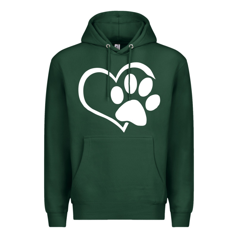 Dog Dad Mom Puppy Shirt Love Dogs Paw Print Heart Women Men  Shirt Premium Hoodie by artisFamous | Teevron