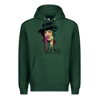 Sports Green jimi hendrix Premium Hoodie - artisFamous