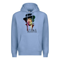 Colony Blue jimi hendrix Premium Hoodie - artisFamous