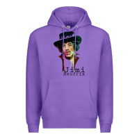 Purple jimi hendrix Premium Hoodie - artisFamous