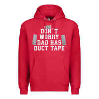 Cardinal don't worry dad has duct tape funny saying gift t shirt Premium Hoodie - artisFamous